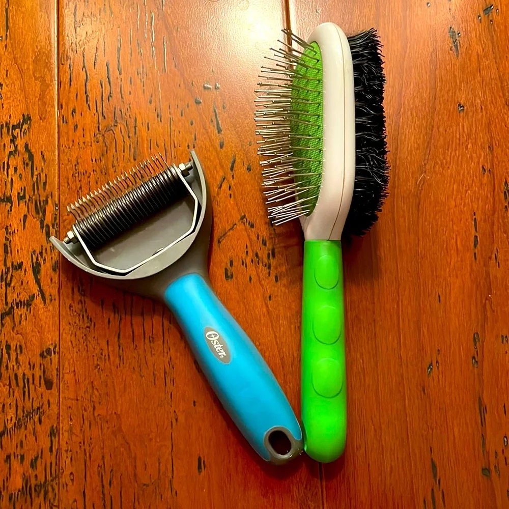 Long hair dog grooming tools